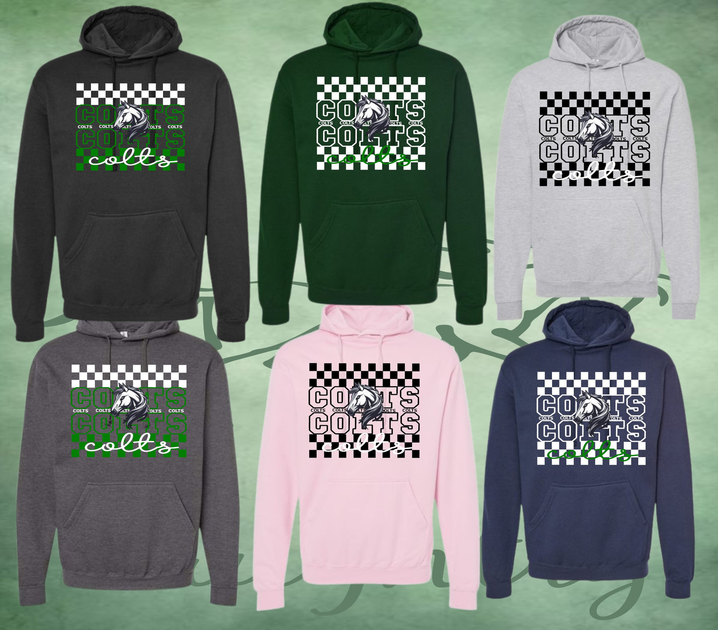 Colts Checkered Hoodie