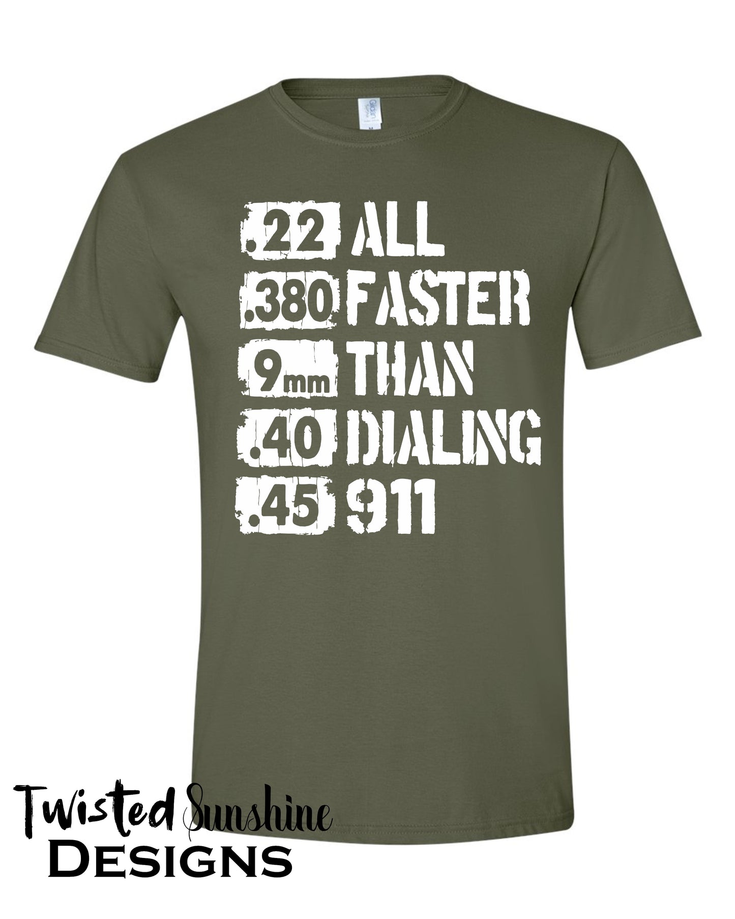 All Faster than dialing 911 Shirt