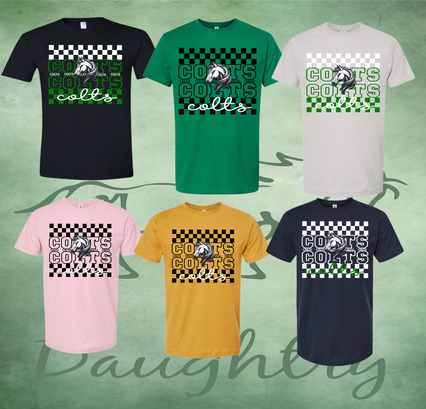Colts Checkered Short Sleeve Shirt