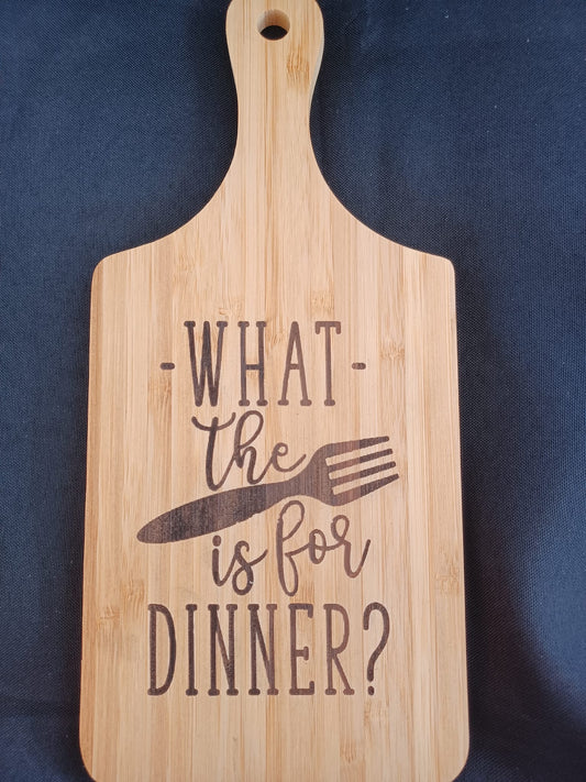 What the Fork cutting board