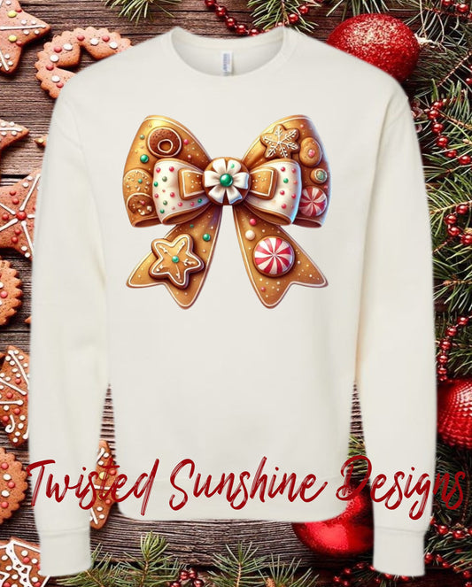 Gingerbread Bow Shirt